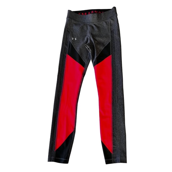 Under Armour‎ Heat Gear Color Block Compression Leggings - Picture 1 of 4